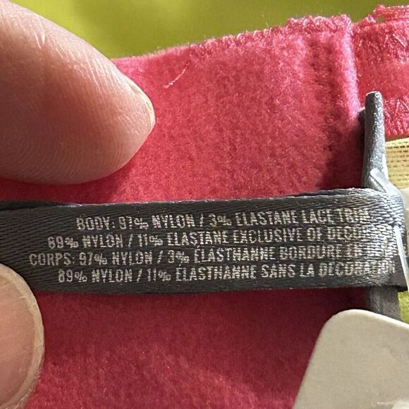 Aerie 36D Pink & Green Push Up Lace Bra - Picture 5 of 5